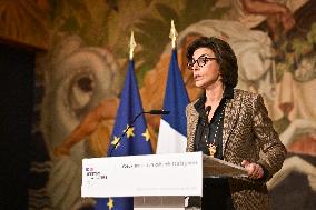 Rachida Dati New Year greetings speech in Paris FA