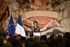 Rachida Dati New Year greetings speech in Paris FA
