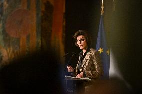 Rachida Dati New Year greetings speech in Paris FA