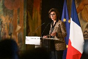 Rachida Dati New Year greetings speech in Paris FA