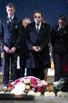 Ceremony for the 80th anniversary of the liberation of the Auschwitz extermination camp - Paris
