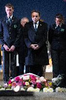 Ceremony for the 80th anniversary of the liberation of the Auschwitz extermination camp - Paris