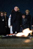 Ceremony for the 80th anniversary of the liberation of the Auschwitz extermination camp - Paris