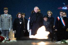 Ceremony for the 80th anniversary of the liberation of the Auschwitz extermination camp - Paris