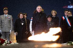 Ceremony for the 80th anniversary of the liberation of the Auschwitz extermination camp - Paris