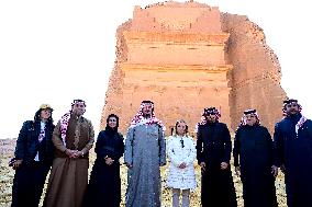 Georgia Meloni Visits Saudi Arabia - Al Ula