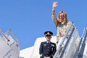 Georgia Meloni Visits Saudi Arabia - Al Ula