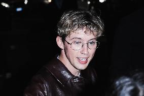 Celebrity Arrivals At Prada Party During The Milan Menswear Fashion Week Fall/Winter 2025 - 2026 In Milan