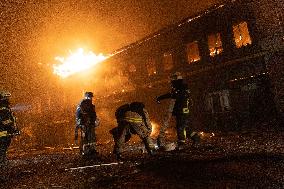 Russian Strike Civilian company With Drone - Kharkiv