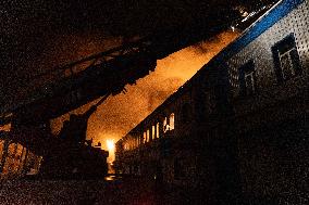 Russian Strike Civilian company With Drone - Kharkiv