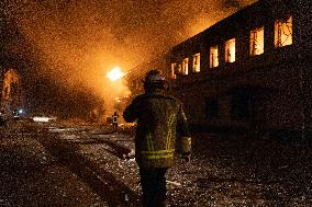 Russian Strike Civilian company With Drone - Kharkiv