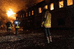 Russian Strike Civilian company With Drone - Kharkiv