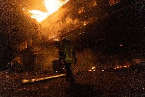 Russian Strike Civilian company With Drone - Kharkiv