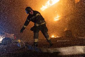 Russian Strike Civilian company With Drone - Kharkiv