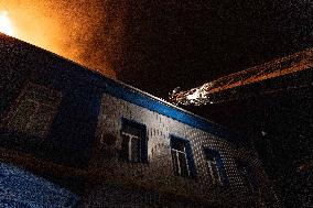 Russian Strike Civilian company With Drone - Kharkiv