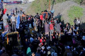 Displaced Palestinians Returned To Northern Gaza