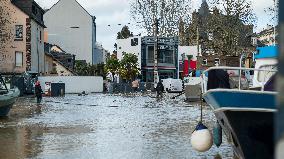 Rennes Hit By Historic Flooding