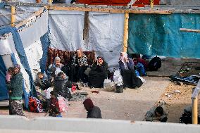 Displaced Palestinians Returned To Northern Gaza