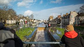 Rennes Hit By Historic Flooding