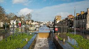 Rennes Hit By Historic Flooding
