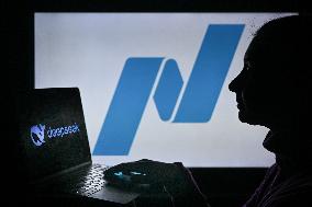 Photo Illustrations Featuring DeepSeek And Nvidia Logos