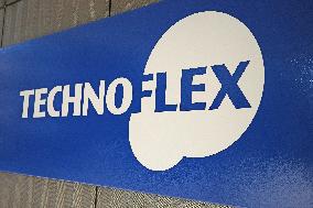 Techno Flex signage and logo