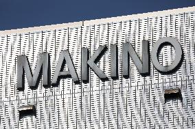 Makino Milling Machine signboard and logo