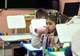Second underground school opens in Kharkiv