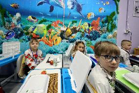 Second underground school opens in Kharkiv