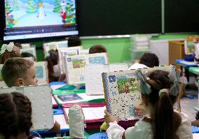 Second underground school opens in Kharkiv