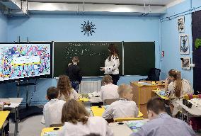 Second underground school opens in Kharkiv