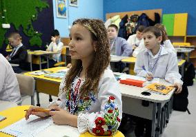Second underground school opens in Kharkiv