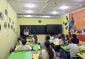 Second underground school opens in Kharkiv