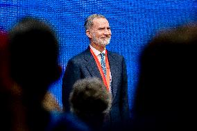 King Felipe VI Awarded With Honor Medal of Carlos III University - Madrid