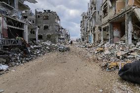 Views Of Rafah Show Widespread Destruction After Months Of War - Gaza