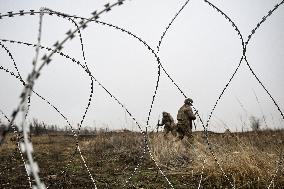 Live fire exercise of 110th Territorial Defence Brigade in Zaporizhzhia direction