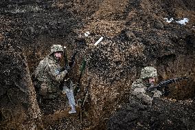 Live fire exercise of 110th Territorial Defence Brigade in Zaporizhzhia direction