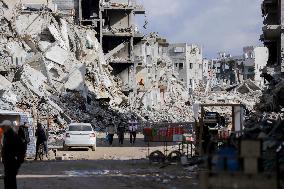 Views Of Rafah Show Widespread Destruction After Months Of War - Gaza