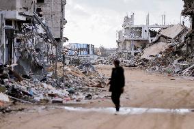Views Of Rafah Show Widespread Destruction After Months Of War - Gaza