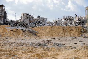 Views Of Rafah Show Widespread Destruction After Months Of War - Gaza
