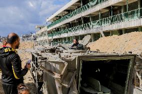 Views Of Rafah Show Widespread Destruction After Months Of War - Gaza