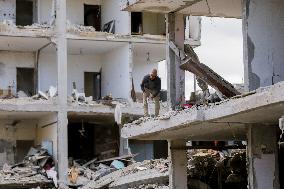 Views Of Rafah Show Widespread Destruction After Months Of War - Gaza