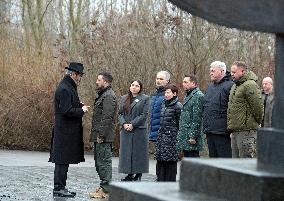 President of Ukraine Volodymyr Zelenskyy honors memory of Holocaust victims