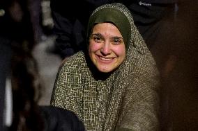 90 Prisoners Released by Israel - West Bank