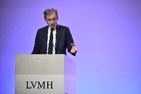Luxury Group LVMH Group's 2024 Annual Results - Paris