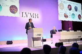 Luxury Group LVMH Group's 2024 Annual Results - Paris