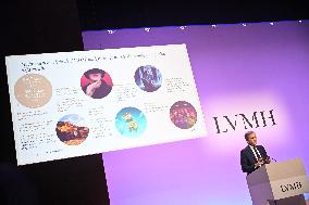 Luxury Group LVMH Group's 2024 Annual Results - Paris