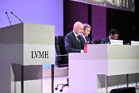 Luxury Group LVMH Group's 2024 Annual Results - Paris