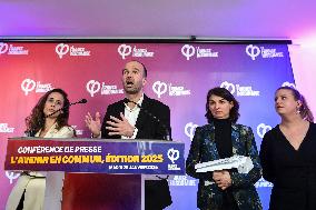 La France Insoumise presser in Paris FA