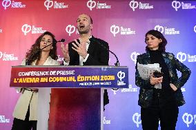 La France Insoumise presser in Paris FA